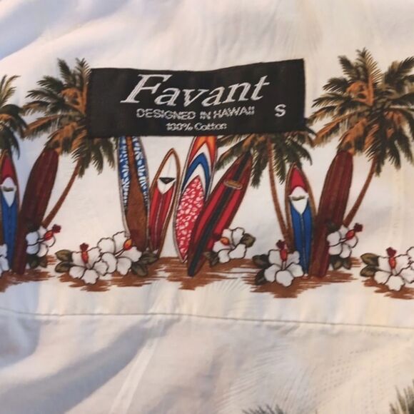 Vintage Favant Hawaiian Shirt - Picture 7 of 10